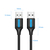 Vention USB 2.0 A Male to A Male Cable 0.25M Black PVC Type