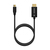 AISENS Cable Conversor Aluminio USB-C A HDMI 2.1 8k@60Hz, USB-C/M-HDMI/M, Negro, 2.0m