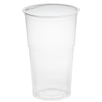 50 Trinkbecher "Hurricane", PET 0,5 l Ø 9,5 cm · 14,9 cm glasklar von Starpak