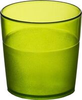 Roltex Becher LUCY aus Polycarbonat in grün, Kapazität: 0,17 l, Höhe: 7 cm.