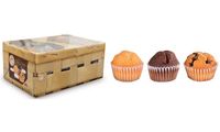 HELLMA Mini Muffins, dans une corbeille en carton (9614800)