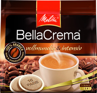 Melitta BellaCrema® vollmundig &amp; intensiv, 16 Pads