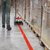 Durable DURALINE Floor Marking Spray 750ml | Permanent Line Paint | Red