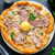 Relaxdays Pizzastein rund, Steinplatte für Pizza & Flammkuchen, Backstein für Ofen & Grill, Cordierit, 33 cm Ø, beige