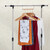 Relaxdays Raumsparbügel 5er Set, platzsparende Mehrfachkleiderbügel, HBT: 10x31x5 cm, für Kleiderschrank, natur/silber