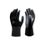 Showa 370 Nitrile Black Nylon Linen Glove - Size 6/SML