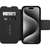 OtterBox Strada - Leder Flip Case mit MagSafe - MagSafe Apple iPhone 15 Pro Shadow - Schwarz - Schutzhülle