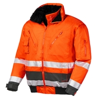 teXXor® Warnschutz-Pilotenjacke VANCOUVER leuchtorange/grau 4107 Gr. 5XL