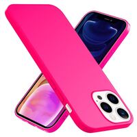NALIA Neon Silicone Cover compatible with iPhone 13 Pro Max Case, Intense Color Non-Slip Grip Velvet Soft Rubber Coverage, Shockproof Colorful Smooth Protector Thin Rugged Phone...