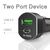 NALIA USB Type C Car Fast Charger / Car Quick Charge 2.0 Universal Car USB Charger C with charging function 2 Port for iPhone iPad PSP smartphone e.g. Apple Samsung HTC Sony LG ...