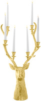 Kerzenleuchter Henri groß; 37x28x73 cm (BxTxH); gold