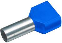 Szigetelt iker érvéghüvely, 2x2,5 mm² x 13 mm, kék, 100 db Cimco Werkzeugfabrik 18 2476