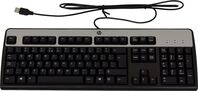 Keyboard (US) 318003-001, Standard, Wired, USB, QWERTY, Black Tastaturen