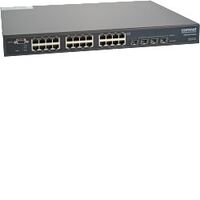 Managed Switch, 22 Port 10/100 /1000Tx + 2 Combo Port 10/100 /1000Tx or 100/1000Fx, 2 Port 100/1000Fx SFP, Light Ind -10 to +60°CNetwork Switches