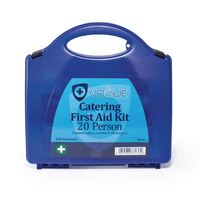 Vogue HSE First Aid Kit Catering Suitable for up to 20 Person in Blue Case