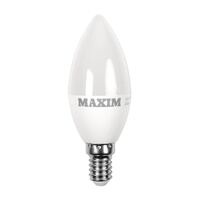 Status Maxim LED Candle - Edison Screw - Cool White - SES Fitting - 3W - 10 pc