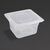 Vogue 1/6 Gastronorm Container with Lid Made of Polypropylene 100mm 1.5Ltr