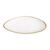 Olympia Kiln Triangular Plate Chalk in White - Dishwasher Safe - 6 Pack - 230 mm