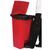 Rubbermaid Step on Container in Red with Tight Fitting Lid Minimise Odour 87L