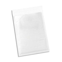 PERGAMY Paquet de 50 pochettes en kraft Blanches intérieure bulles d'air format 30 x 44 cm