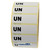 Gefahrgutetiketten 50 x 18 mm, UN (Handbeschriftung), Papier schwarz weiß, 1.000 Gefahrgutaufkleber