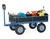 fetra® Handpritschenwagen, Ladefläche 2000 x 1000 mm, 4 Bordwände 250/325 mm, Lufträder