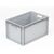 Euro stacking containers - solid sides and base