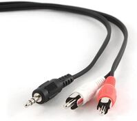 Gembird Cablexpert audio kábel Jack 3,5mm Male --> 2x RCA (CINCH) Male 2.5m (CCA-458-2.5M)