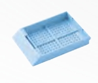 Einbettkassetten PrintMate Porenstil geschlitzt mit losem Deckel | Material: Kunststoff