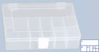Sort box PP-COMPACT, 8 compartments