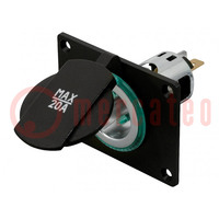 Car lighter socket; car lighter socket x1; Sup.volt: 12÷24VDC