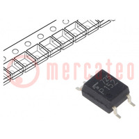 Optocoupler; SMD; Ch: 1; OUT: totem pole; Uinsul: 3.75kV; Uce: 30V