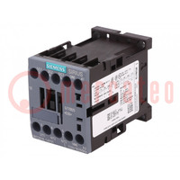 Contactor: 3-pole; NO x3; Auxiliary contacts: NO; 110VAC; 17A; 690V