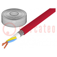 Wire; UNITRONIC® BUS CC; 3x20AWG; CC-Link; stranded; Cu; PUR; red