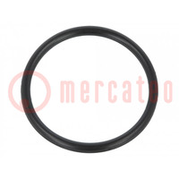 Guarnizione O-ring; caucciù NBR; Thk: 1,5mm; Øint: 18mm; nero