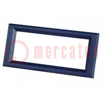 Frame; EASER204-NLED; Afm: 91x36,4mm; 75x24,2mm; ABS; Kleur: zwart
