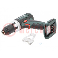 Drill/driver; Power supply: rechargeable battery Li-Ion 18V x1