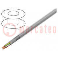 Vezeték; ÖLFLEX® CLASSIC 100 CY; 7G0,5mm2; PVC; átlátszó,szürke