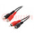 Cable; RCA socket x2,RCA plug x2; 1.5m; black