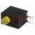 LED; dans un boîtier; jaune; 3mm; Nb.de diodes: 1; 20mA; 40°