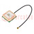 Antenna; GPS; 2dBi; RHCP; for building in; 50Ω; 20.8x20.8x7.8mm