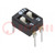 Switch: DIP-SWITCH; Poles number: 2; OFF-ON; 0.025A/24VDC; Pos: 2