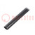 Insulating tube; fiberglass; black; -20÷155°C; Øint: 12mm