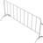 Modellbeispiel: Absperrgitter Typ L -Fence- aus Stahl, Länge 2500 mm, mit angeschweißten Füßen (Art. 419.00l)