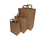 Paper Bags - ProPac Brown Kraft Bag - (h)225 x (w)175 x (g)90mm