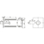 Skizze zu SOLIDO Solo kilincsgarnitúra DUBLIN - laposrozetta szögletes WC blind, nemesacél