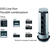 Skizze zu Multiprese EVOline V-Port 2x Prese 1x USB-A, C-Charger effetto acciaio inox