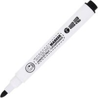 Marker suchościeralny MemoBe, z gąbką i magnesem, czarny