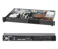 Supermicro SuperChassis 510-203B Rack Fekete 200 W