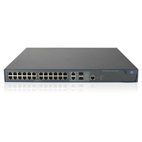 Hewlett Packard Enterprise 3100-24-PoE v2 EI Switch Vezérelt L2 Fast Ethernet (10/100) Ethernet-áramellátás (PoE) támogatása 1U Fekete